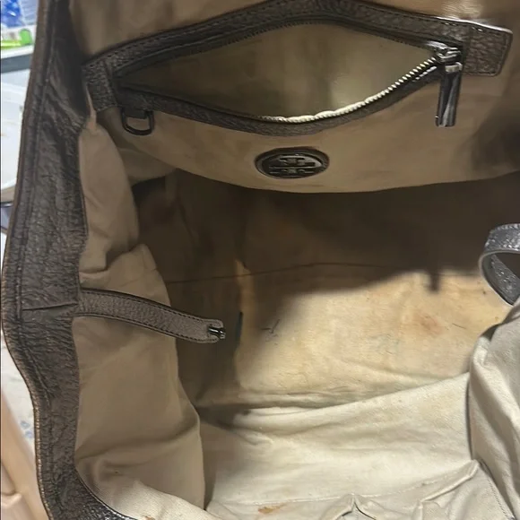 Tory Burch Metallic Silver Tote - Picture 7 of 16